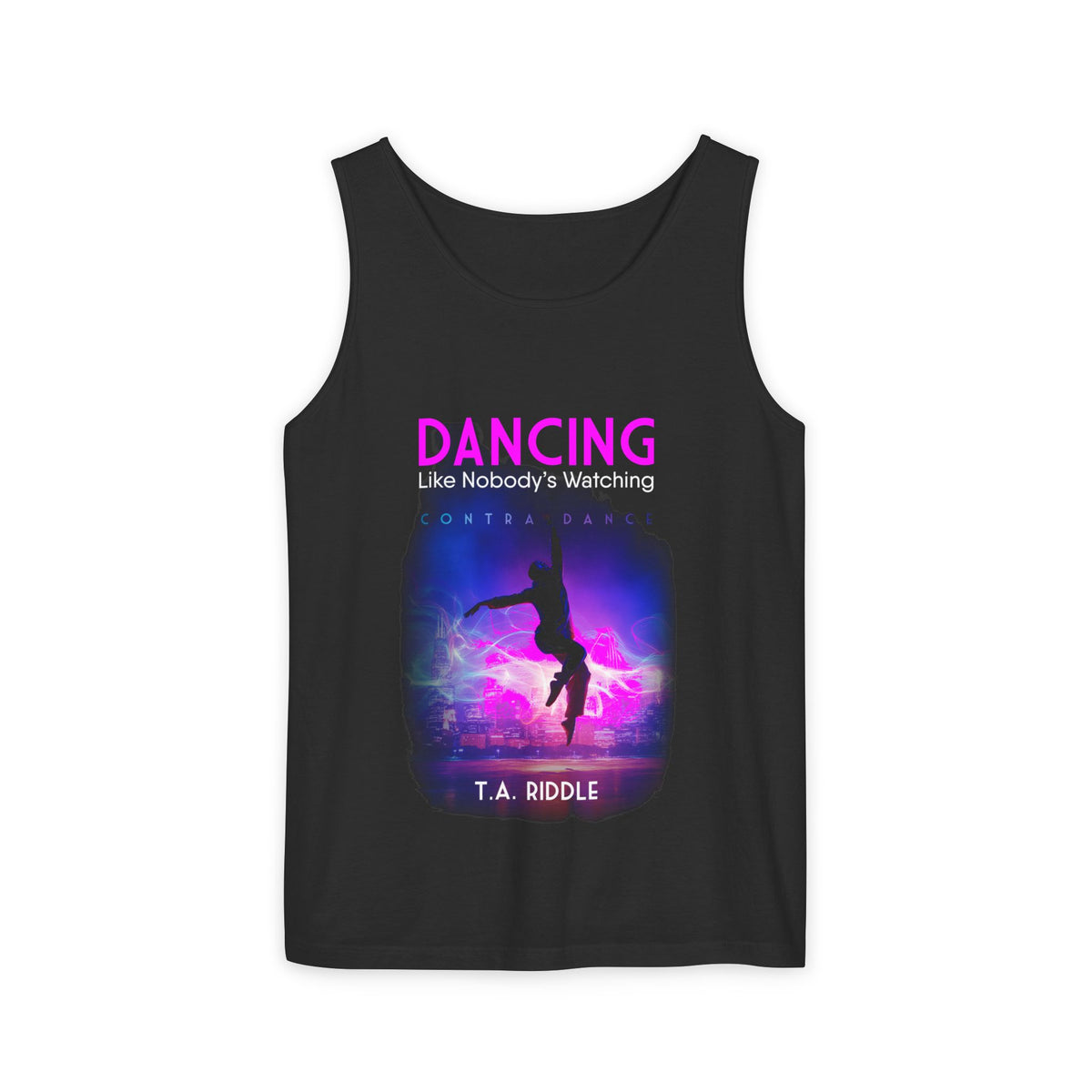 Dancing Like Nobody's Watching Tank Top — Neon Dance Graphic Tank